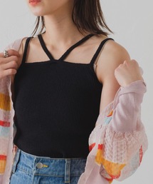 Kastane | 【新色追加】2WAYニットキャミ(キャミソール)