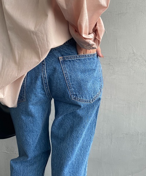 NEEDBY heritage（ニードバイヘリテージ）の「【FINEBOYS 9月号掲載】[NEEDBY heritage/ニ―ドバイヘリテージ] 別注 JOE ストレートデニム（デニムパンツ・レディース・インディゴブルー/ライトインディゴブルー/ライトグレー・26/27/31/30/29）」の10枚目の写真