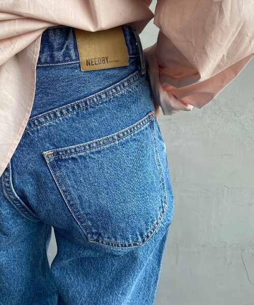 NEEDBY heritage（ニードバイヘリテージ）の「【FINEBOYS 9月号掲載】[NEEDBY heritage/ニ―ドバイヘリテージ] 別注 JOE ストレートデニム（デニムパンツ・レディース・インディゴブルー/ライトインディゴブルー/ライトグレー・26/27/31/30/29）」の11枚目の写真
