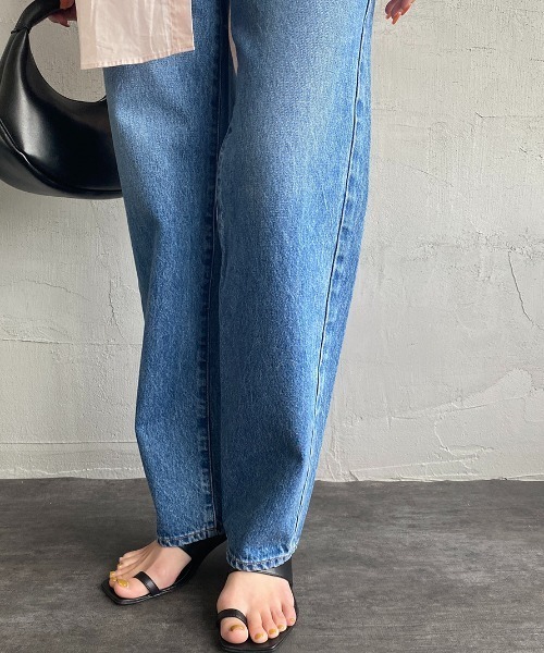 NEEDBY heritage（ニードバイヘリテージ）の「【FINEBOYS 9月号掲載】[NEEDBY heritage/ニ―ドバイヘリテージ] 別注 JOE ストレートデニム（デニムパンツ・レディース・インディゴブルー/ライトインディゴブルー/ライトグレー・26/27/31/30/29）」の12枚目の写真