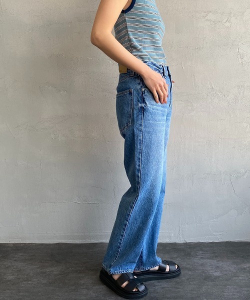 NEEDBY heritage（ニードバイヘリテージ）の「【FINEBOYS 9月号掲載】[NEEDBY heritage/ニ―ドバイヘリテージ] 別注 JOE ストレートデニム（デニムパンツ・レディース・インディゴブルー/ライトインディゴブルー/ライトグレー・26/27/31/30/29）」の14枚目の写真