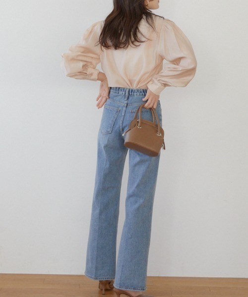 ACYM(アシーム)の「Center press relax デニム(デニムパンツ・レディース・ブルー・SMALL/MEDIUM)」の7枚目の写真