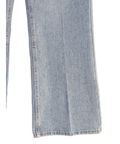 ACYM(アシーム)の「Center press relax デニム(デニムパンツ・レディース・ブルー・SMALL/MEDIUM)」の2枚目の写真