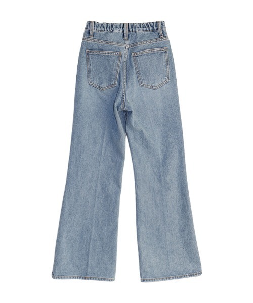 ACYM(アシーム)の「Center press relax デニム(デニムパンツ・レディース・ブルー・SMALL/MEDIUM)」の3枚目の写真