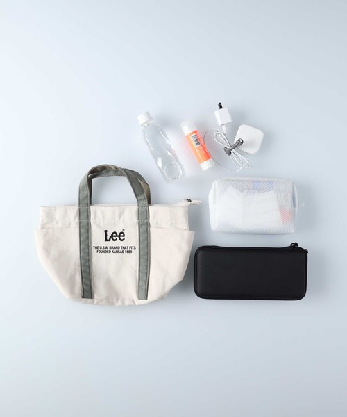 Lee(リー)の「【Lee】LEEポケットミニトート(トートバッグ・レディース・ベージュ/カーキブラウン・ONE SIZE)」の12枚目の写真