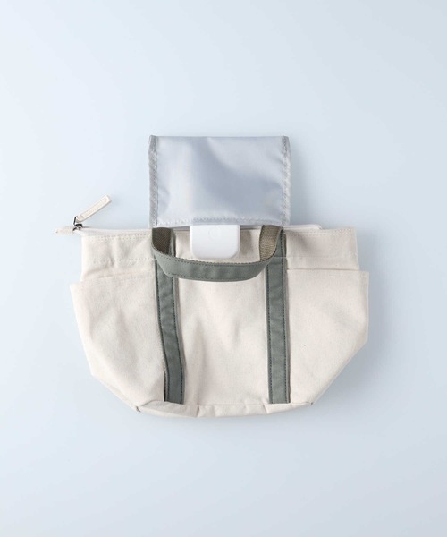 Lee(リー)の「【Lee】LEEポケットミニトート(トートバッグ・レディース・ベージュ/カーキブラウン・ONE SIZE)」の10枚目の写真