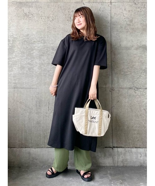 Lee(リー)の「【Lee】LEEポケットミニトート(トートバッグ・レディース・ベージュ/カーキブラウン・ONE SIZE)」の13枚目の写真