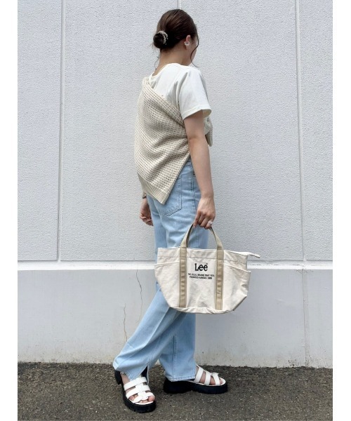 Lee(リー)の「【Lee】LEEポケットミニトート(トートバッグ・レディース・ベージュ/カーキブラウン・ONE SIZE)」の20枚目の写真
