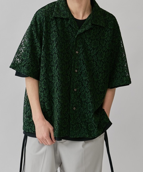 Lui's（ルイス）の「フラワーレースシャツ（シャツ/ブラウス）」 - WEAR