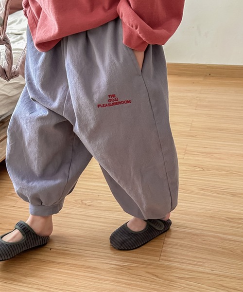 aimoha（アイモハ）の「【aimoha-KIDS-】子供服　ワンポイント刺繍入りバルーンパンツ（その他パンツ・キッズ・グリーン/ブルー・90/100/110/120/80/130）」の10枚目の写真