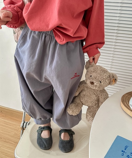 aimoha（アイモハ）の「【aimoha-KIDS-】子供服　ワンポイント刺繍入りバルーンパンツ（その他パンツ・キッズ・グリーン/ブルー・90/100/110/120/80/130）」の16枚目の写真