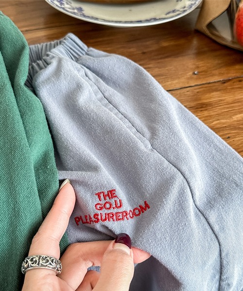 aimoha（アイモハ）の「【aimoha-KIDS-】子供服　ワンポイント刺繍入りバルーンパンツ（その他パンツ・キッズ・グリーン/ブルー・90/100/110/120/80/130）」の21枚目の写真