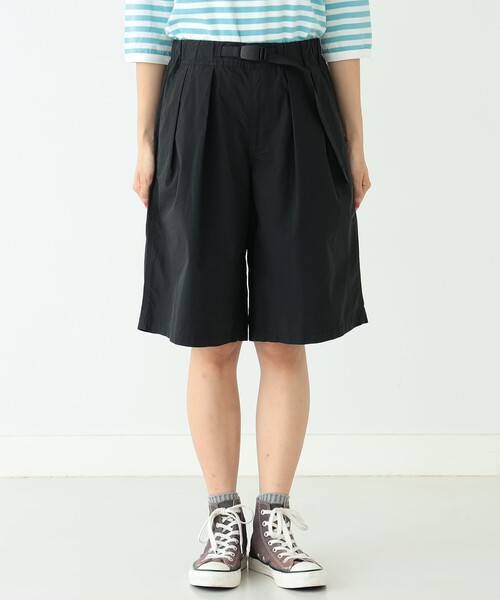 【GRAMICCI×BEAMS BOY】ネイビーハーフパンツ BEAMS BOY（ビームス ボーイ）Gramicci / WOMENS SHORTS（パンツ