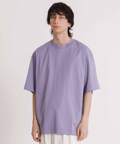UNITED TOKYO(ユナイテッドトウキョウ)の「テクノラマ リラックスTシャツ(Tシャツ/カットソー・メンズ・ホワイト/ブラック/グリーン系その他/ライトブルーグレー/パープル/グレー・1/2/3)」の6枚目の写真
