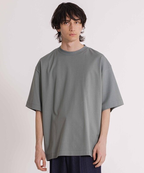 UNITED TOKYO(ユナイテッドトウキョウ)の「テクノラマ リラックスTシャツ(Tシャツ/カットソー・メンズ・ホワイト/ブラック/グリーン系その他/ライトブルーグレー/パープル/グレー・1/2/3)」の5枚目の写真