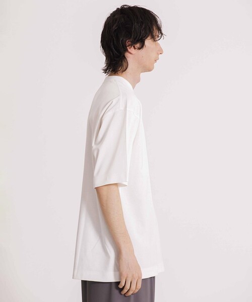 UNITED TOKYO(ユナイテッドトウキョウ)の「テクノラマ リラックスTシャツ(Tシャツ/カットソー・メンズ・ホワイト/ブラック/グリーン系その他/ライトブルーグレー/パープル/グレー・1/2/3)」の14枚目の写真