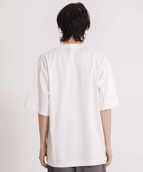 UNITED TOKYO(ユナイテッドトウキョウ)の「テクノラマ リラックスTシャツ(Tシャツ/カットソー・メンズ・ホワイト/ブラック/グリーン系その他/ライトブルーグレー/パープル/グレー・1/2/3)」の7枚目の写真