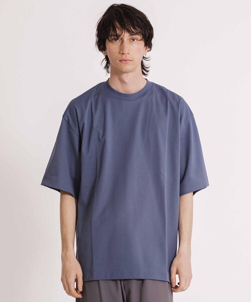 UNITED TOKYO(ユナイテッドトウキョウ)の「テクノラマ リラックスTシャツ(Tシャツ/カットソー・メンズ・ホワイト/ブラック/グリーン系その他/ライトブルーグレー/パープル/グレー・1/2/3)」の15枚目の写真