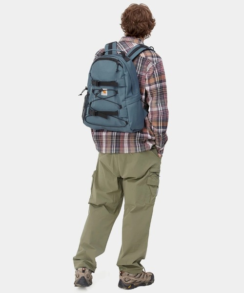 Carhartt WIP（カーハートダブリューアイピー）の「Carhartt WIP/カーハートダブリューアイピー バックパック KICKFLIP BACKPACK 24.8L I031468（バックパック/リュック・メンズ・ベージュ/グレイッシュブルー/ブラック/ブラウン・FREE）」の8枚目の写真