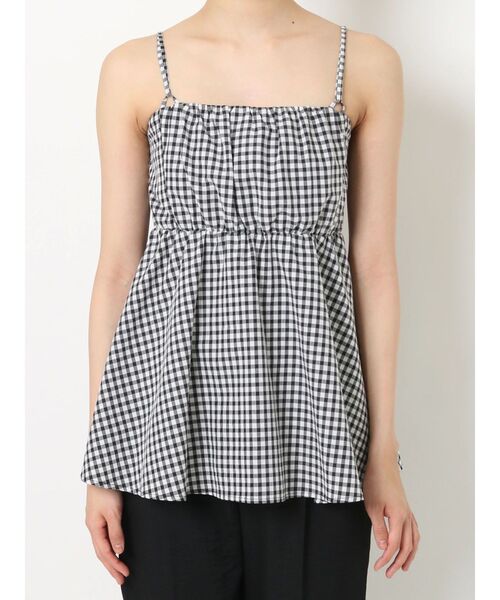 RESEXXY（リゼクシー）の「ペプラムキャミチュニック【セットアップ着用可能】（キャミソール・レディース・ブラック/アイボリー/オレンジ・FREE）」の21枚目の写真