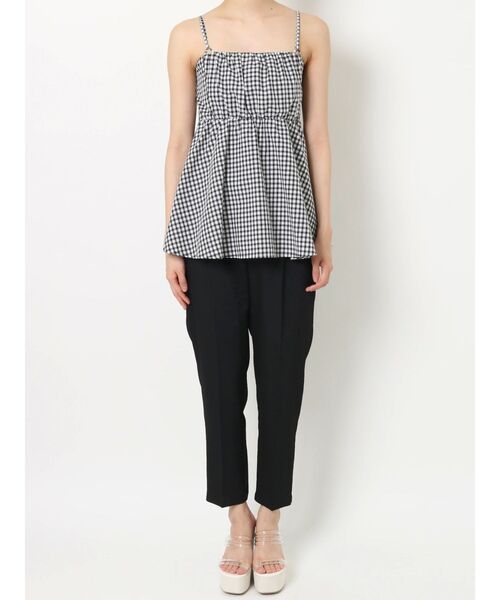 RESEXXY（リゼクシー）の「ペプラムキャミチュニック【セットアップ着用可能】（キャミソール・レディース・ブラック/アイボリー/オレンジ・FREE）」の14枚目の写真