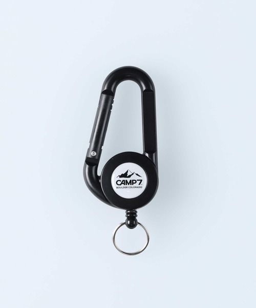 CAMP7（キャンプセブン）の「【CAMP7】ＣＡＭＰ７リールカラビナ（その他小物・メンズ・ブラック/シルバー・ONE SIZE）」の2枚目の写真