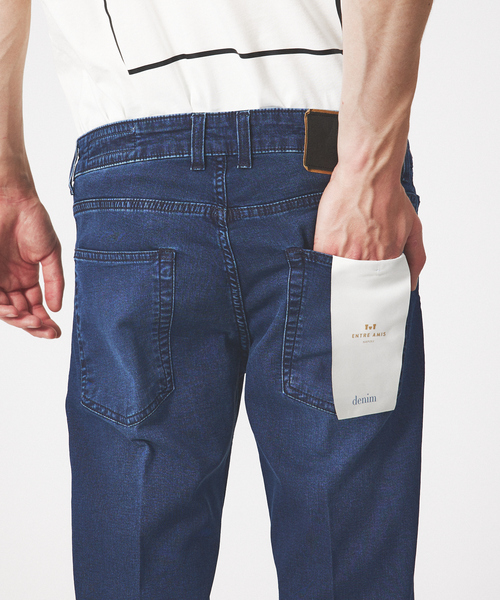 ENTRE AMIS（アントレ アミ）の「【entre amis / アントレ アミ】ウォッシュド デニム GAGA（デニムパンツ・メンズ・インディゴブルー・32/31/30/29）」の5枚目の写真