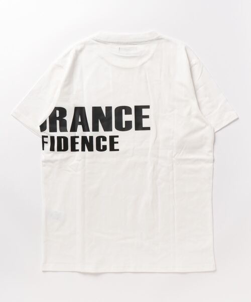 m.f.editorial（エムエフエディトリアル）の「【コットン100%】m.f.エディトリアル メンズ ラバーロゴ クルーネック半袖Tシャツ（Tシャツ/カットソー・メンズ・ホワイト・MEDIUM/LARGE）」の2枚目の写真