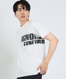 m.f.editorial | エムエフエディトリアルメンズ/m.f.editorial:MEN ラバーロゴ クルーネック半袖Tシャツ(Tシャツ/カットソー)