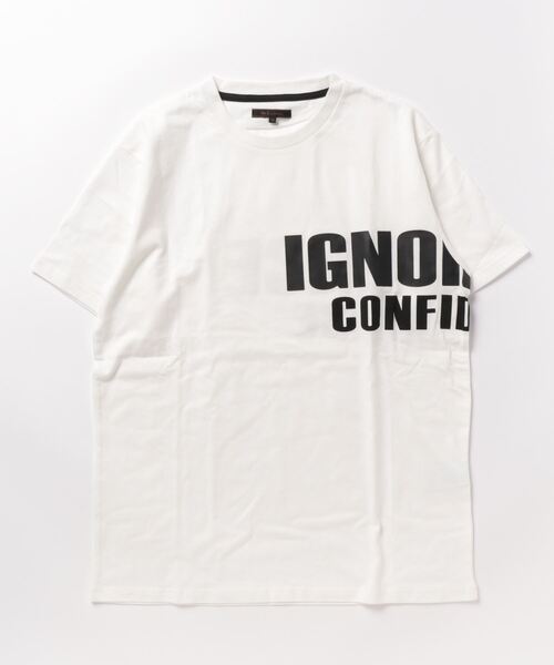 m.f.editorial（エムエフエディトリアル）の「【コットン100%】m.f.エディトリアル メンズ ラバーロゴ クルーネック半袖Tシャツ（Tシャツ/カットソー・メンズ・ホワイト・MEDIUM/LARGE）」の3枚目の写真