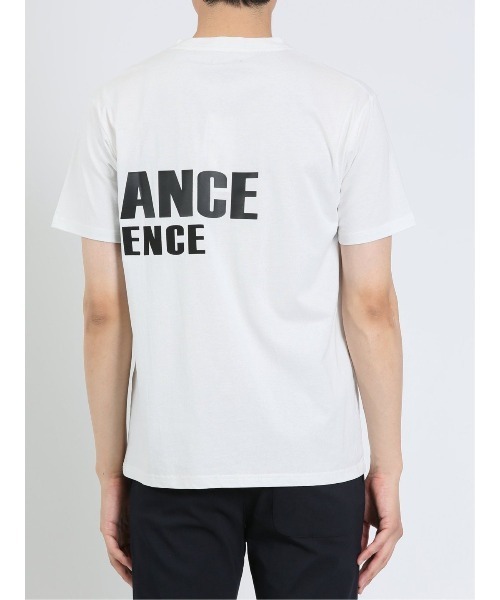 m.f.editorial（エムエフエディトリアル）の「【コットン100%】m.f.エディトリアル メンズ ラバーロゴ クルーネック半袖Tシャツ（Tシャツ/カットソー・メンズ・ホワイト・MEDIUM/LARGE）」の6枚目の写真