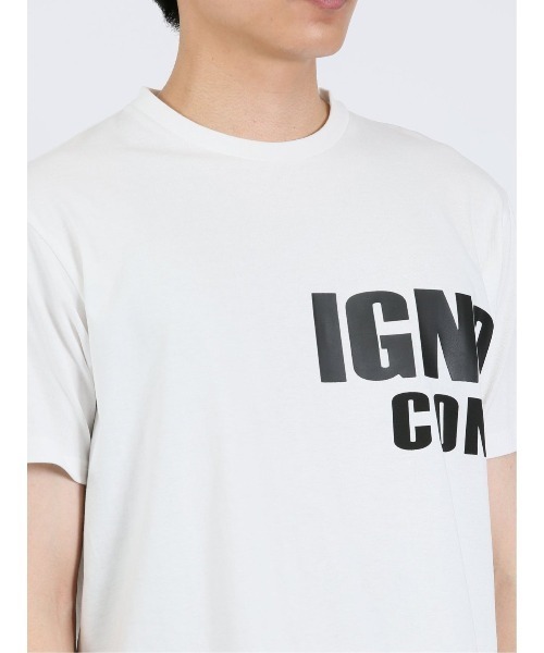 m.f.editorial（エムエフエディトリアル）の「【コットン100%】m.f.エディトリアル メンズ ラバーロゴ クルーネック半袖Tシャツ（Tシャツ/カットソー・メンズ・ホワイト・MEDIUM/LARGE）」の7枚目の写真