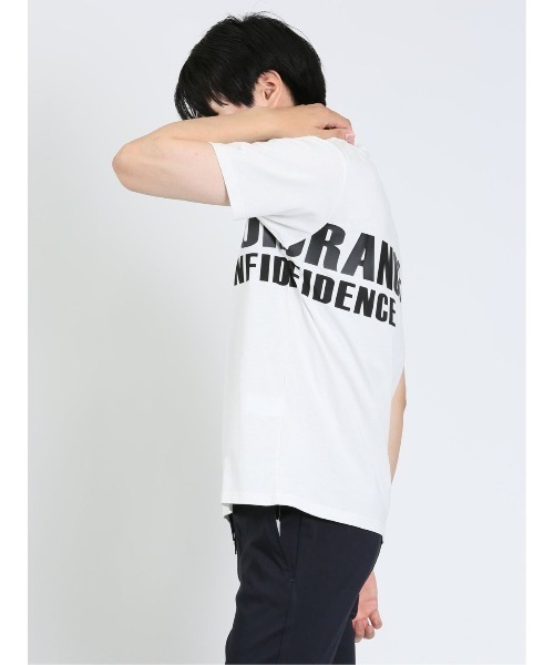 m.f.editorial（エムエフエディトリアル）の「【コットン100%】m.f.エディトリアル メンズ ラバーロゴ クルーネック半袖Tシャツ（Tシャツ/カットソー・メンズ・ホワイト・MEDIUM/LARGE）」の10枚目の写真