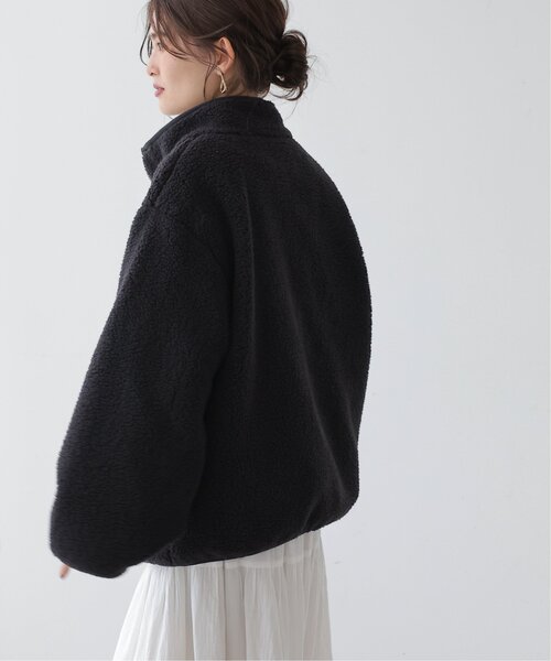 frames RAY CASSIN（フレームスレイカズン）の「配色オーバーブルゾン（ブルゾン・レディース・キナリ/ブラック/グレイッシュベージュ・FREE）」の5枚目の写真