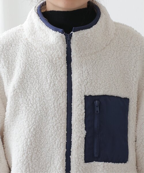 frames RAY CASSIN（フレームスレイカズン）の「配色オーバーブルゾン（ブルゾン・レディース・キナリ/ブラック/グレイッシュベージュ・FREE）」の14枚目の写真