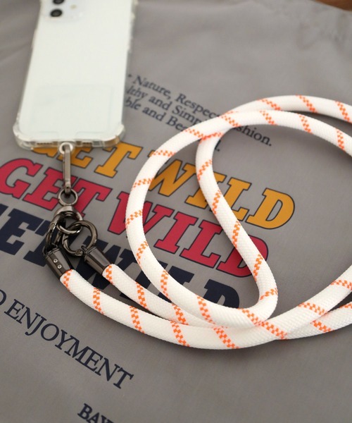 BAYFLOW（ベイフロー）の「ＣＦパラコードストラップ（スマホグッズ・レディース・その他1/その他2/その他3/その他5/イエロー/レッド/グリーン/その他6/その他4/ブルー・0）」の6枚目の写真