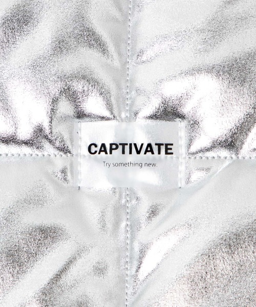 WEGO（ウィゴー）の「WEGO/パデッドトート（トートバッグ・レディース・その他1/ブラック/ホワイト/シルバー・FREE）」の9枚目の写真