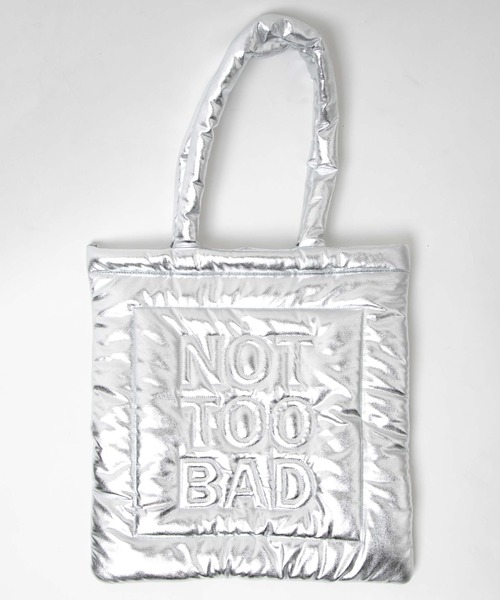 WEGO（ウィゴー）の「WEGO/パデッドトート（トートバッグ・レディース・その他1/ブラック/ホワイト/シルバー・FREE）」の17枚目の写真