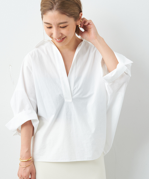 R'IAM】フォルムスキッパー半袖 シャツ（シャツ/ブラウス