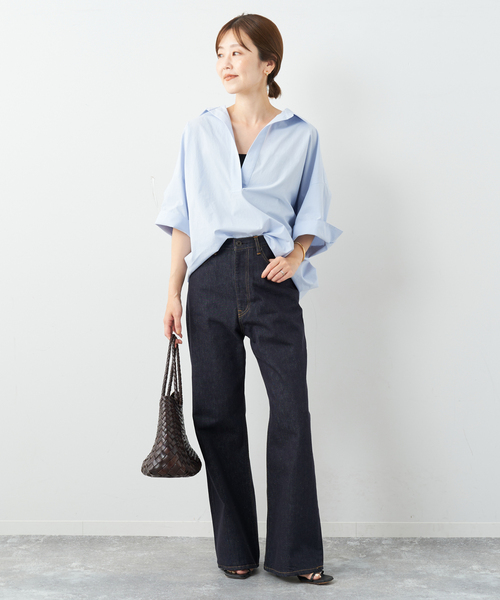 R'IAM】フォルムスキッパー半袖 シャツ（シャツ/ブラウス）｜Plage