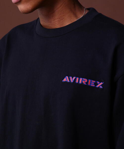 AVIREX（アヴィレックス）の「L/S T-SHIRT NEWYORK SIMBOL / 長袖 Tシャツ ニューヨーク シンボル / AVIREX / アヴィレックス（Tシャツ/カットソー・メンズ・ブラック/オレンジ/ホワイト・MEDIUM/LARGE/X-LARGE/XX-LARGE）」の9枚目の写真