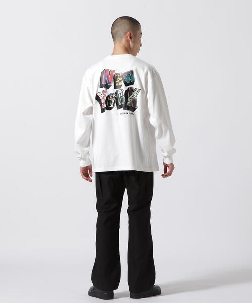 AVIREX（アヴィレックス）の「L/S T-SHIRT NEWYORK SIMBOL / 長袖 Tシャツ ニューヨーク シンボル / AVIREX / アヴィレックス（Tシャツ/カットソー・メンズ・ブラック/オレンジ/ホワイト・MEDIUM/LARGE/X-LARGE/XX-LARGE）」の18枚目の写真