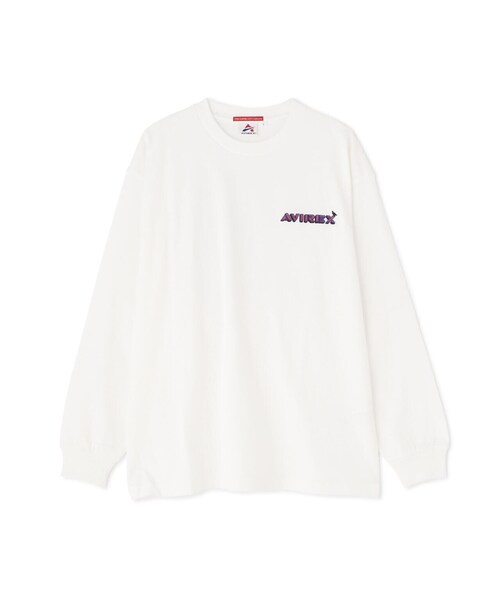 AVIREX（アヴィレックス）の「L/S T-SHIRT NEWYORK SIMBOL / 長袖 Tシャツ ニューヨーク シンボル / AVIREX / アヴィレックス（Tシャツ/カットソー・メンズ・ブラック/オレンジ/ホワイト・MEDIUM/LARGE/X-LARGE/XX-LARGE）」の19枚目の写真