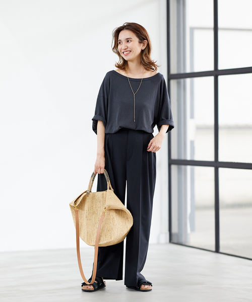 FRAMeWORK（フレームワーク）の「ピースダイTEE（Tシャツ/カットソー・レディース・チャコールグレー/ホワイト系その他/ベージュ/オレンジ・FREE）」の5枚目の写真