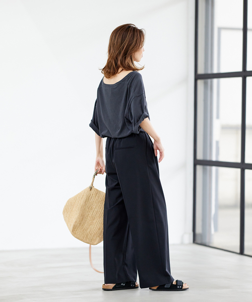 FRAMeWORK（フレームワーク）の「ピースダイTEE（Tシャツ/カットソー・レディース・チャコールグレー/ホワイト系その他/ベージュ/オレンジ・FREE）」の7枚目の写真