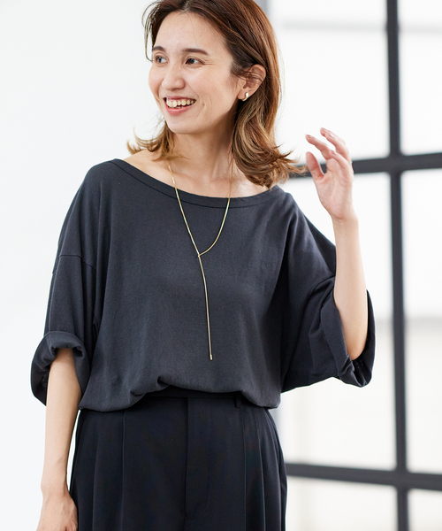 FRAMeWORK（フレームワーク）の「ピースダイTEE（Tシャツ/カットソー・レディース・チャコールグレー/ホワイト系その他/ベージュ/オレンジ・FREE）」の8枚目の写真