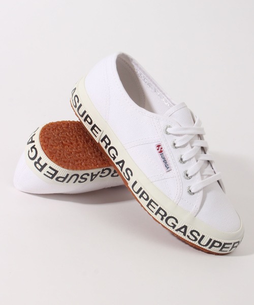 SUPERGA（スペルガ）の「【SUPERGA/スペルガ】 レタリング コットンキャンバス スニーカー/ローカット（スニーカー・レディース・ブラック/ホワイト・22.5cm/23.5cm/24.5cm/23.0cm/24.0cm/25.0cm）」の12枚目の写真
