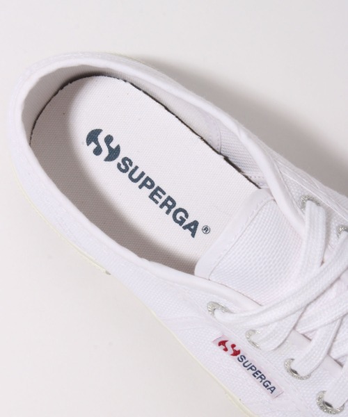 SUPERGA（スペルガ）の「【SUPERGA/スペルガ】 レタリング コットンキャンバス スニーカー/ローカット（スニーカー・レディース・ブラック/ホワイト・22.5cm/23.5cm/24.5cm/23.0cm/24.0cm/25.0cm）」の13枚目の写真