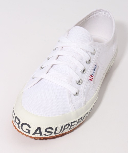 SUPERGA（スペルガ）の「【SUPERGA/スペルガ】 レタリング コットンキャンバス スニーカー/ローカット（スニーカー・レディース・ブラック/ホワイト・22.5cm/23.5cm/24.5cm/23.0cm/24.0cm/25.0cm）」の8枚目の写真