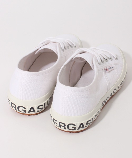 SUPERGA（スペルガ）の「【SUPERGA/スペルガ】 レタリング コットンキャンバス スニーカー/ローカット（スニーカー・レディース・ブラック/ホワイト・22.5cm/23.5cm/24.5cm/23.0cm/24.0cm/25.0cm）」の3枚目の写真